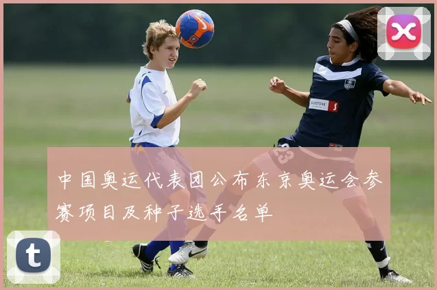 中国奥运代表团公布东京奥运会参赛项目及种子选手名单